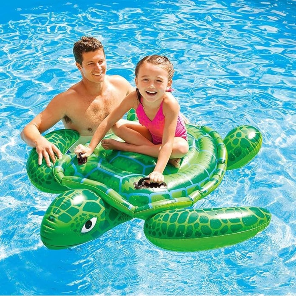 Sea Turtle Pool/Beach Ride-On Float - Picture 3 of 6